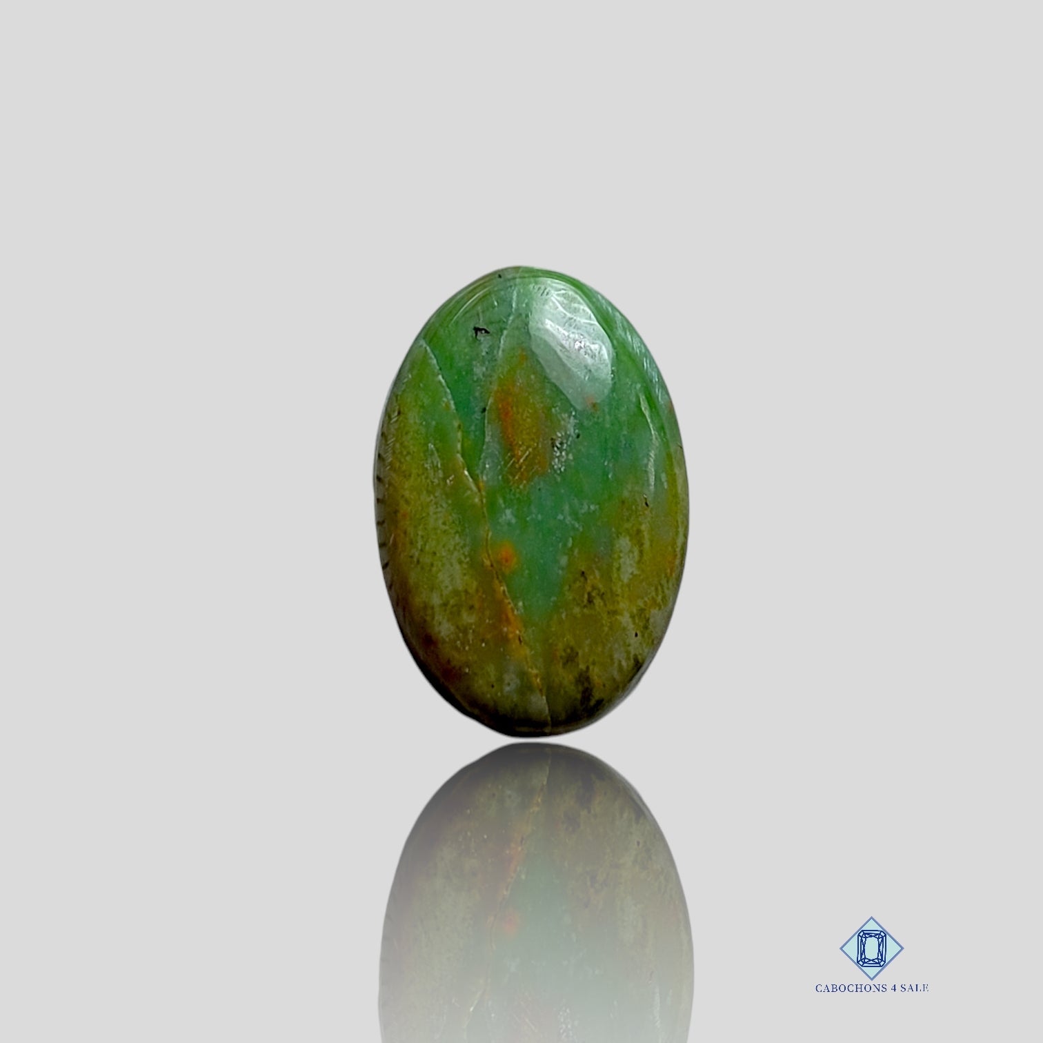 Chrysoprase-c4sw1776-Oval-Green-Cabochons