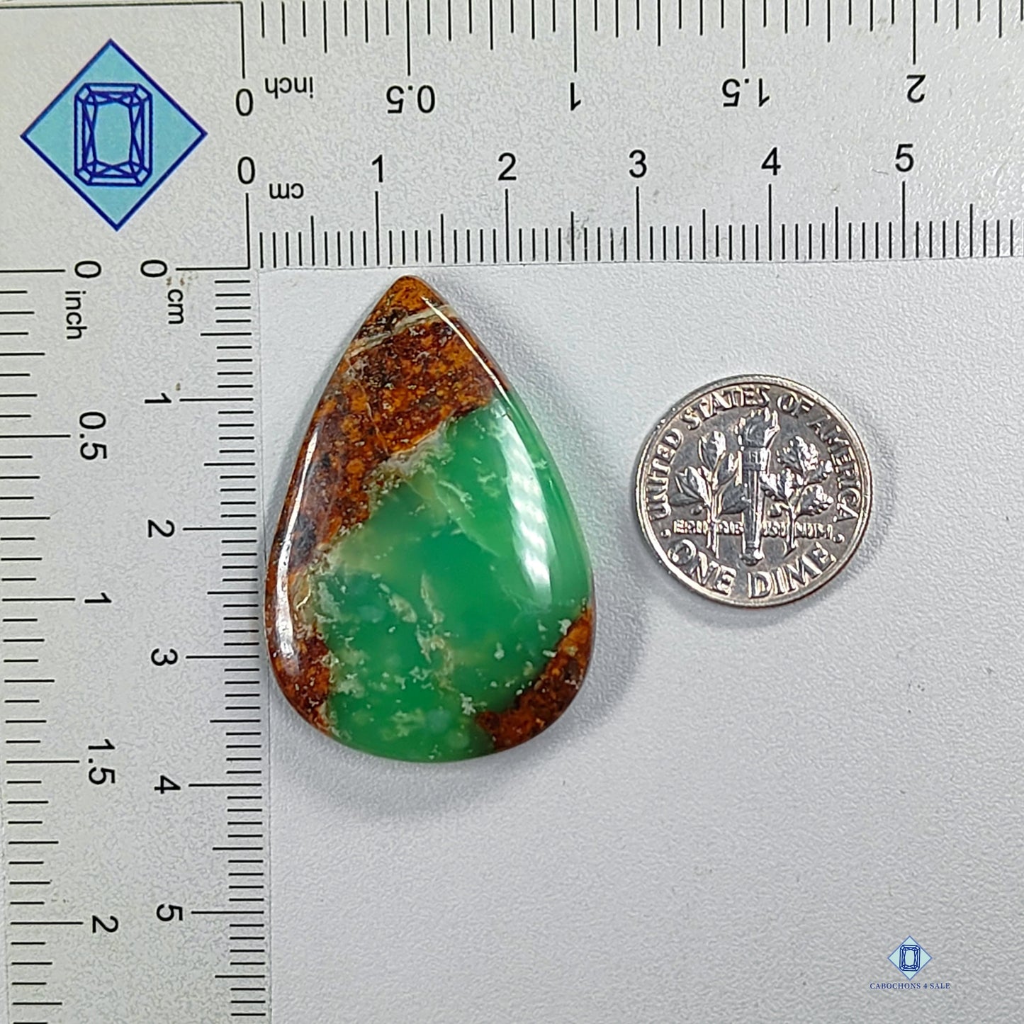 Chrysoprase Pear Cabochons