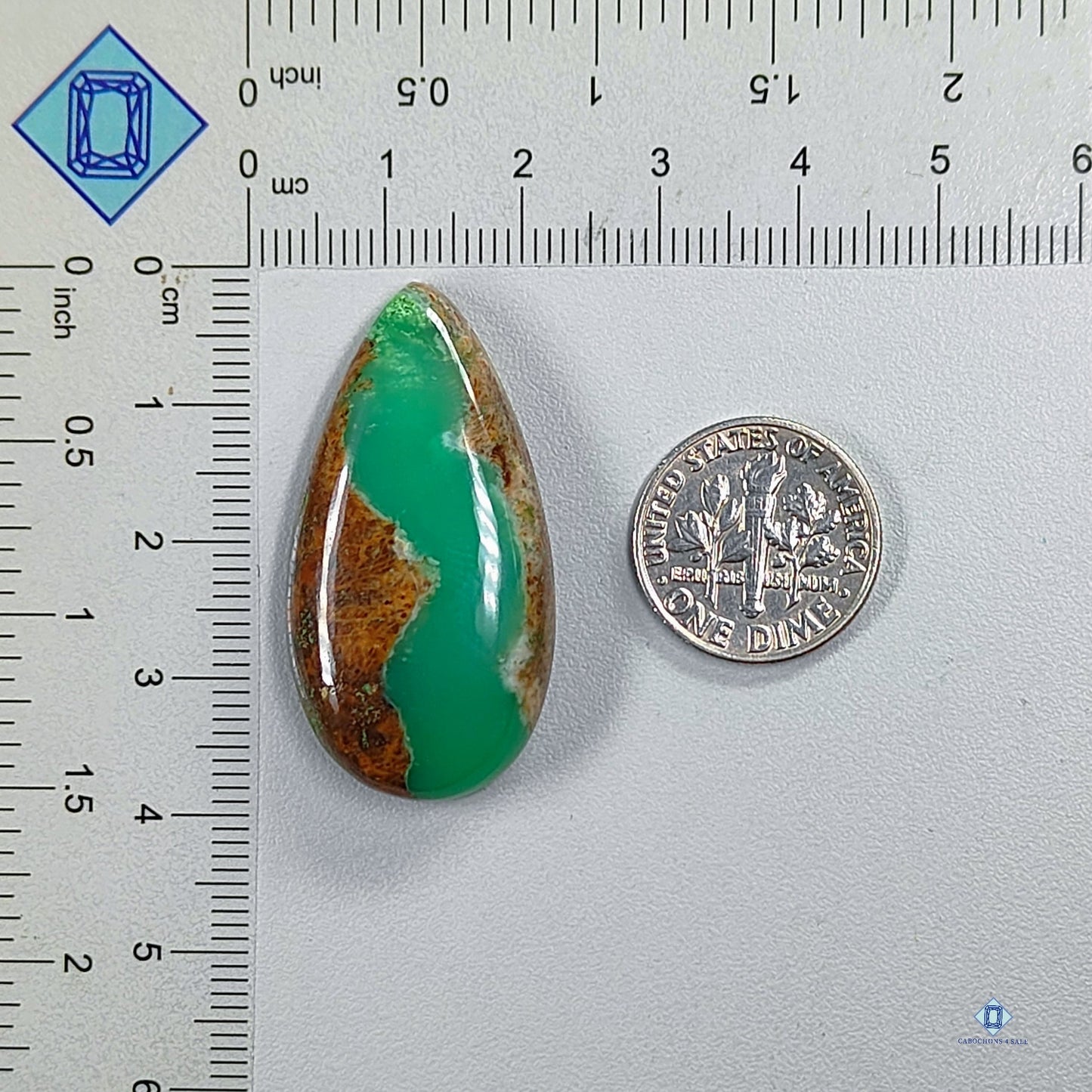 Chrysoprase Pear Cabochons