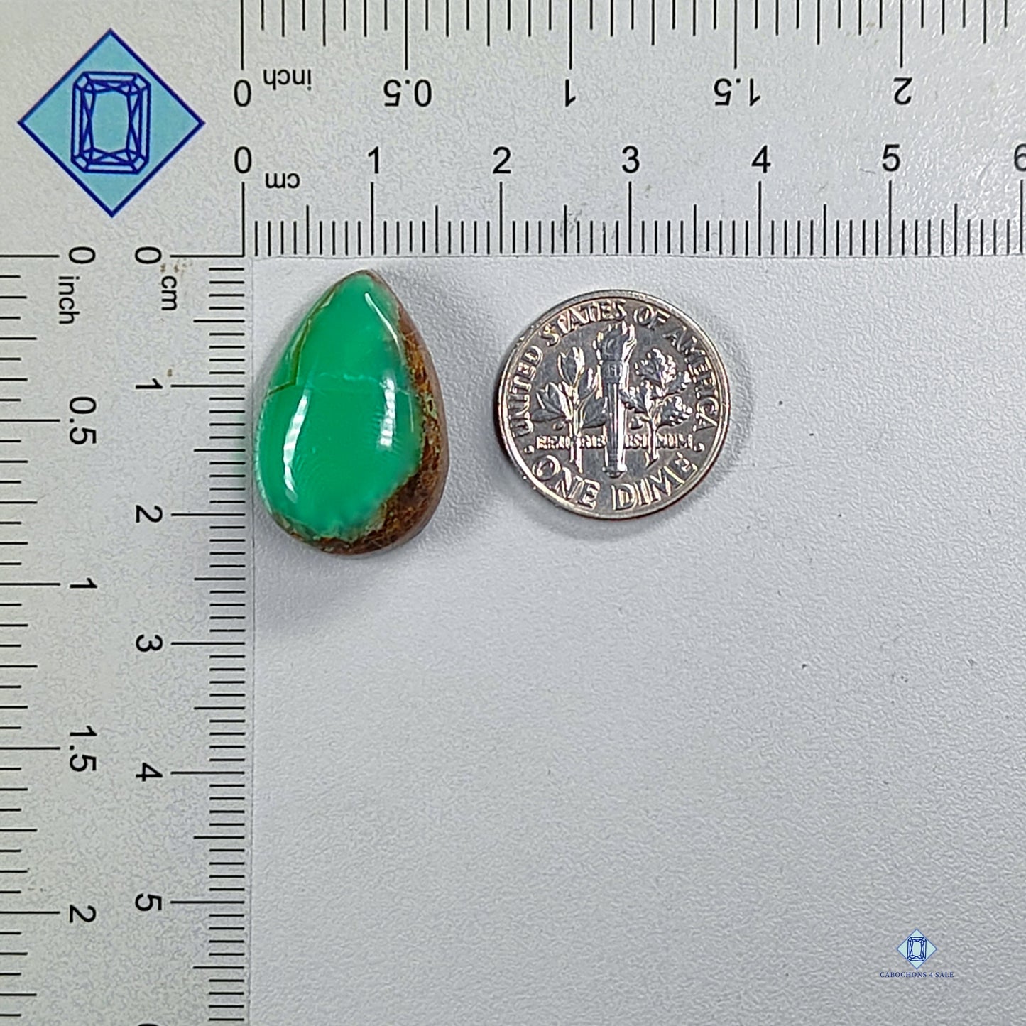 Chrysoprase Pear Cabochons