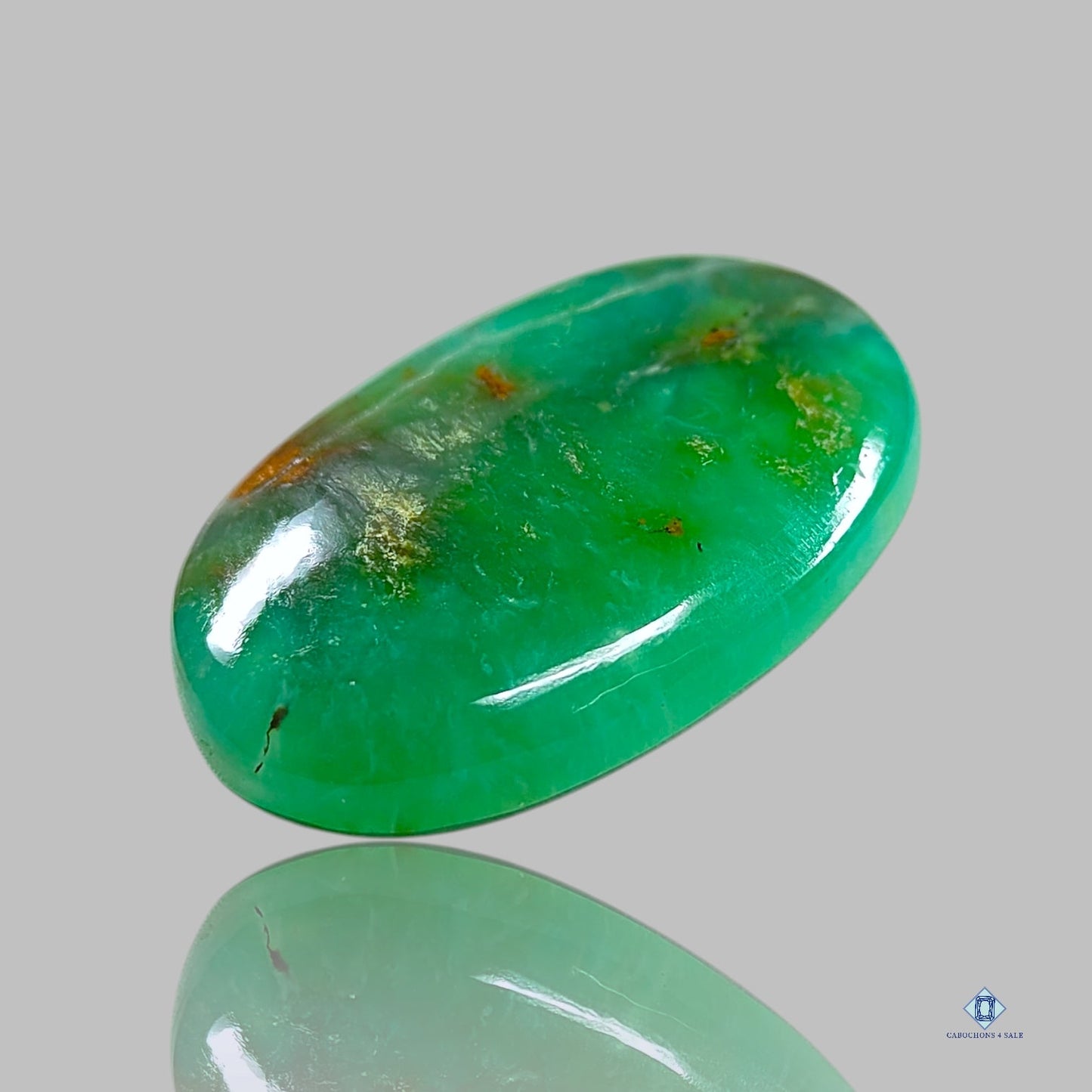 Chrysoprase Oval Cabochons