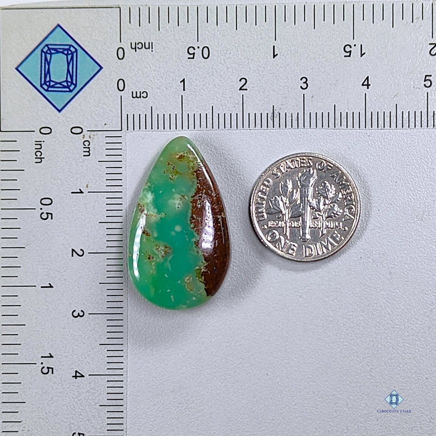 Chrysoprase Pear Cabochons