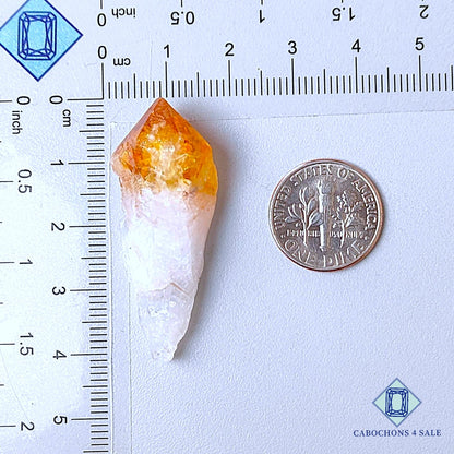 Natural Citrine Gemstone Fancy Druzy 40*16*12mm from Brazil  available for sale