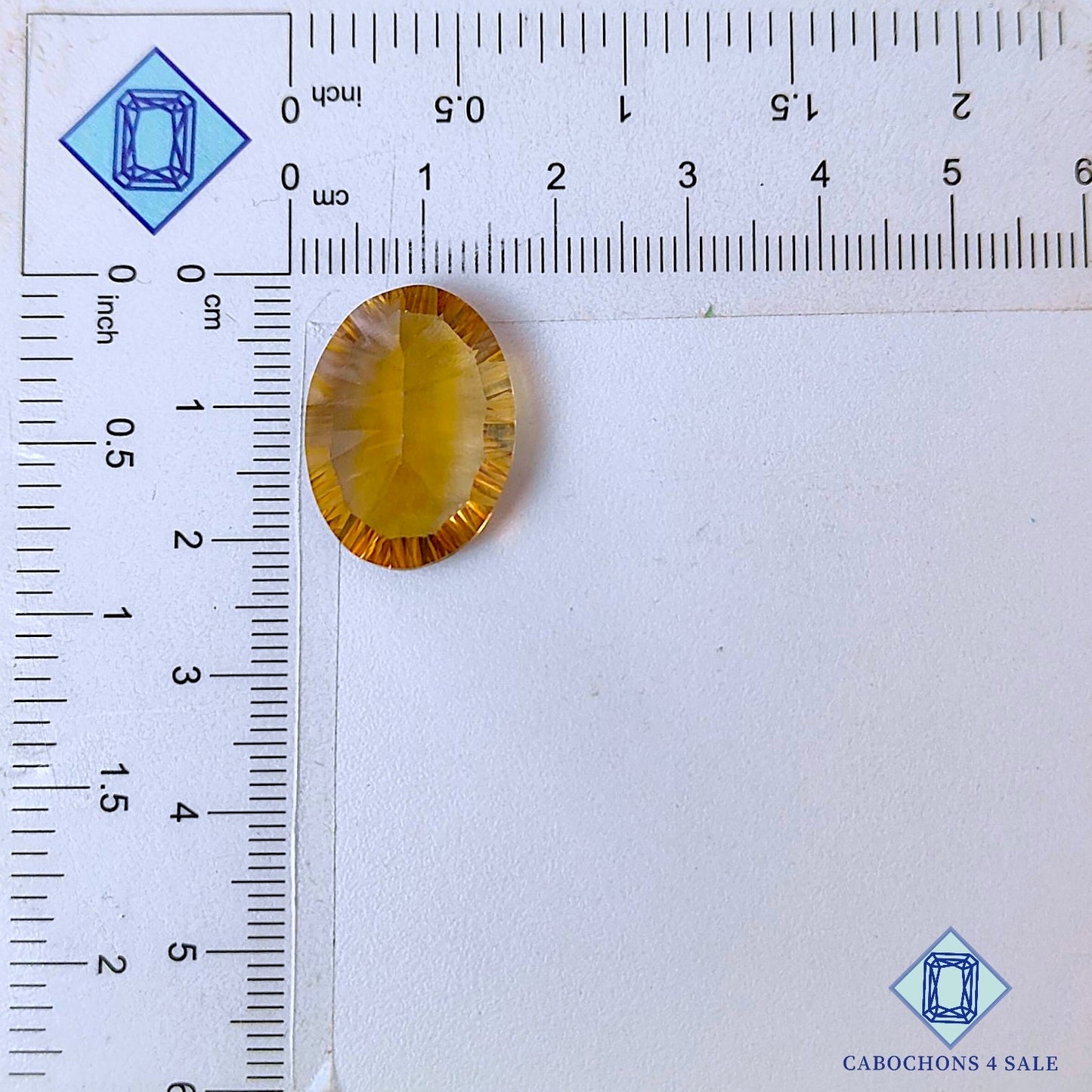Natural Citrine Gemstone  Oval Faceted Cut 21*15*9mm from  available for sale