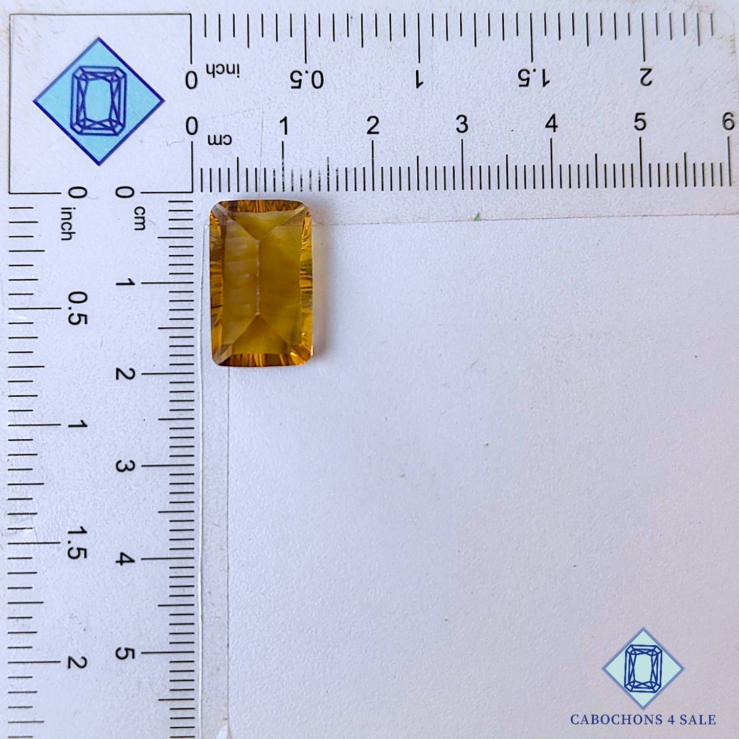 Natural Citrine Gemstone  Fancy Faceted Cut 18*11*7mm from  available for sale