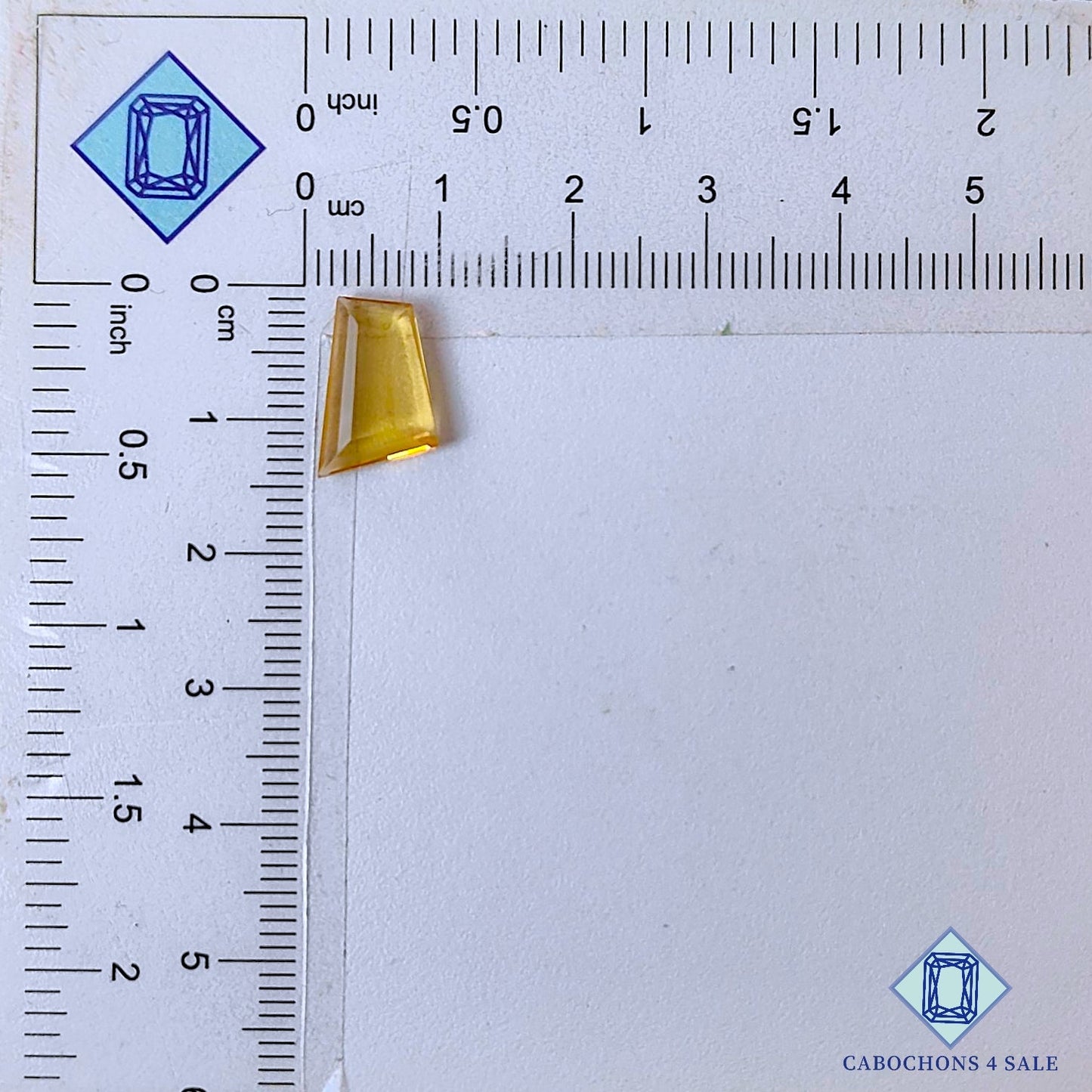 Natural Citrine Gemstone  Fancy Faceted Cut 13*9*3mm from  available for sale