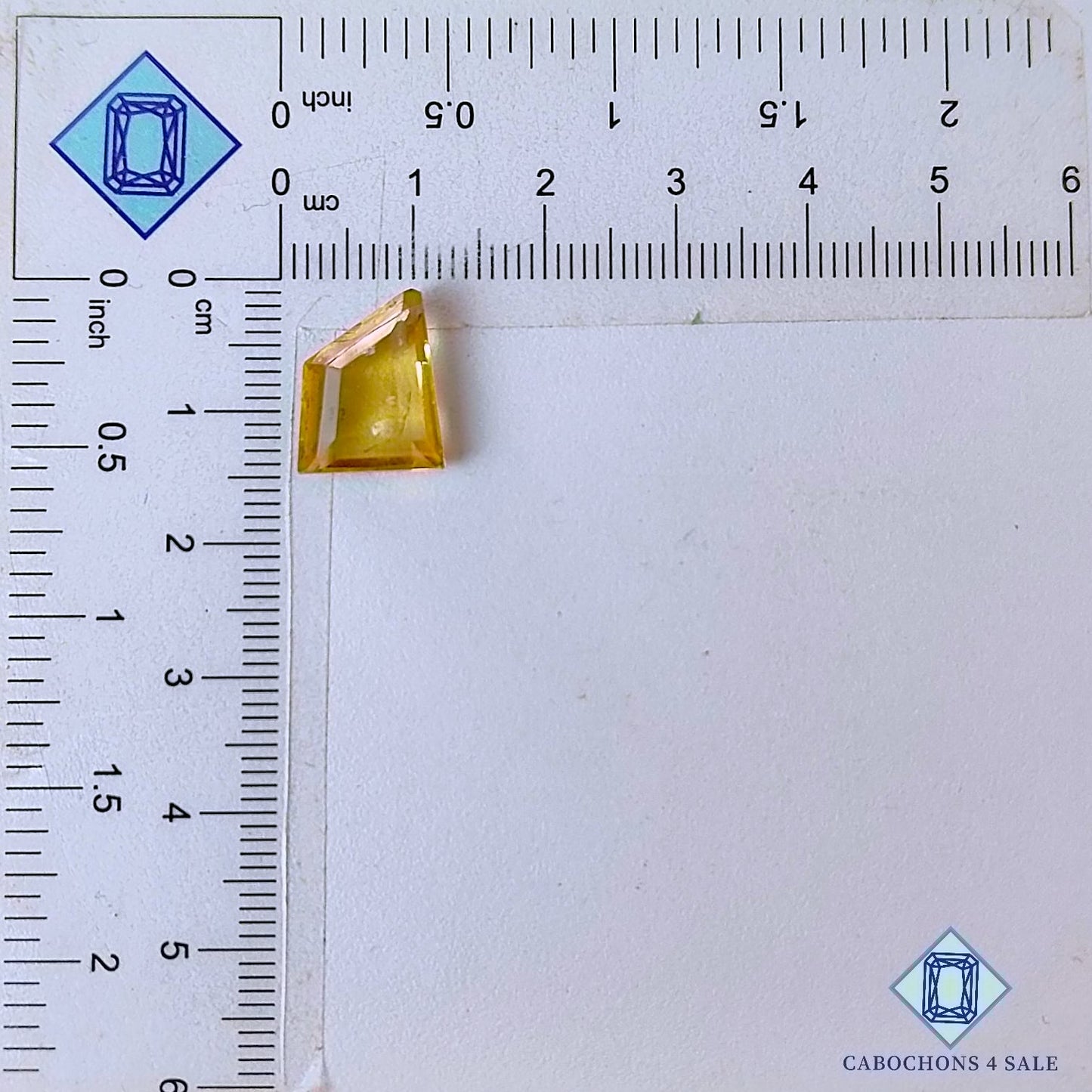 Natural Citrine Gemstone  Fancy Faceted Cut 13*10*5mm from  available for sale