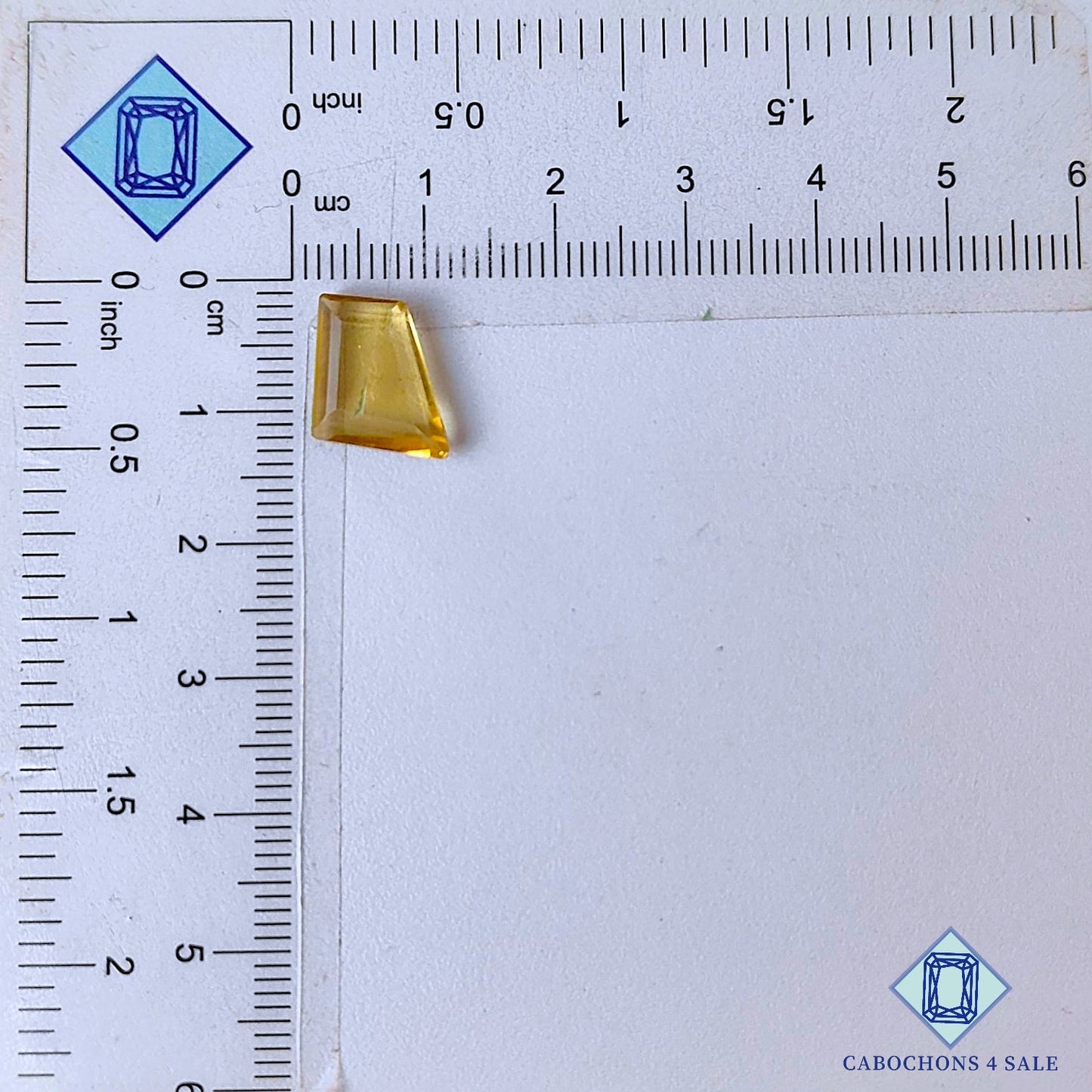 Natural Citrine Gemstone  Fancy Faceted Cut 11*10*3mm from  available for sale