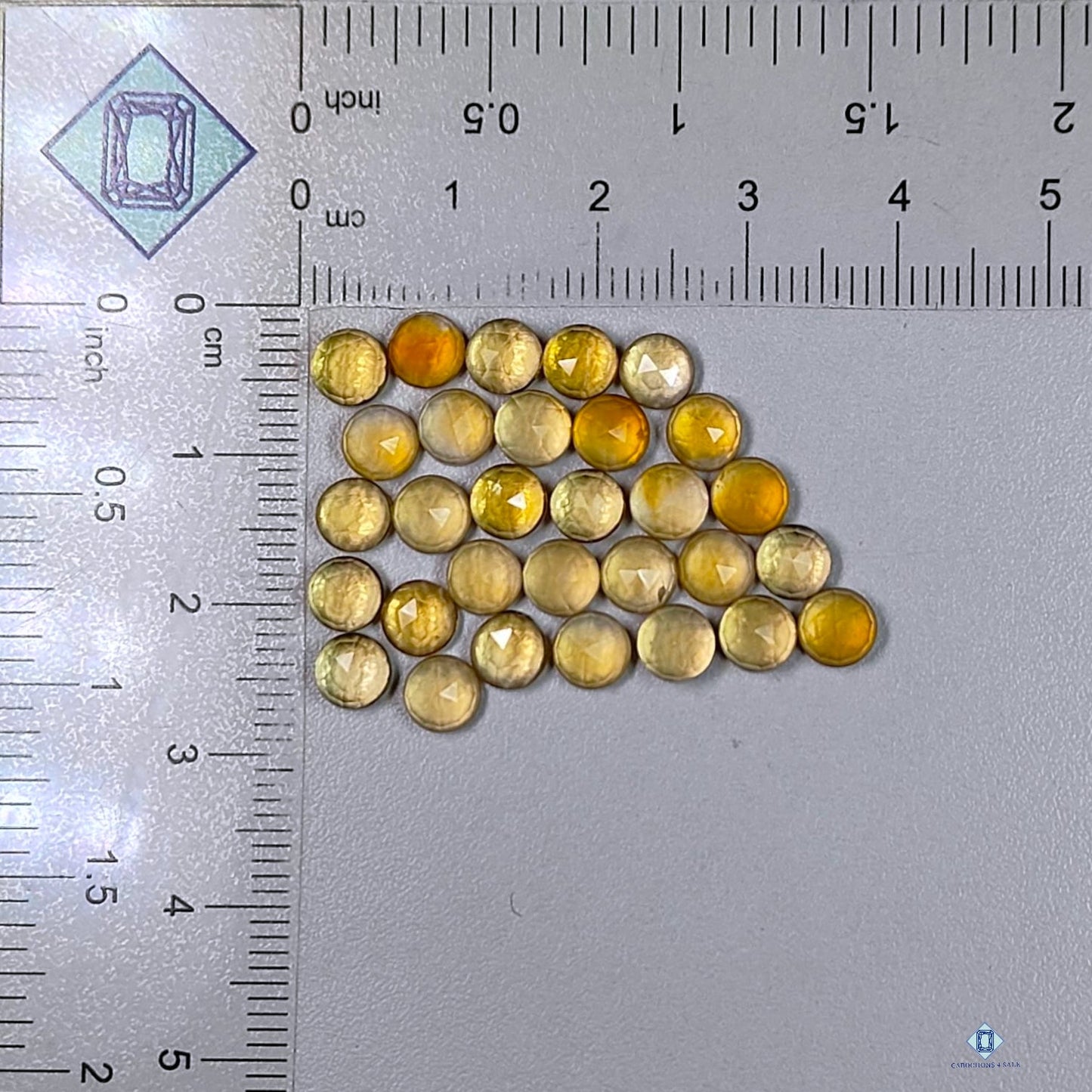 Citrine Round Calibrated