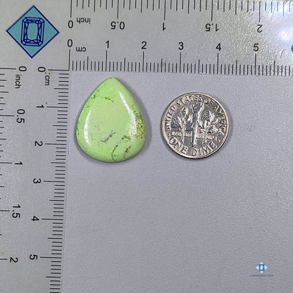 Citron Chrysoprase Pear Cabochons