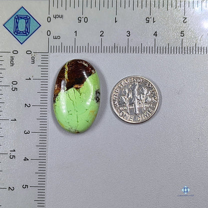 Citron Chrysoprase Oval Cabochons