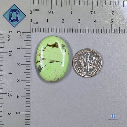 Citron Chrysoprase Oval Cabochons