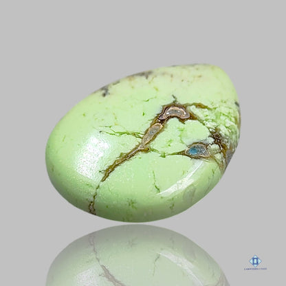 Citron Chrysoprase Pear Cabochons