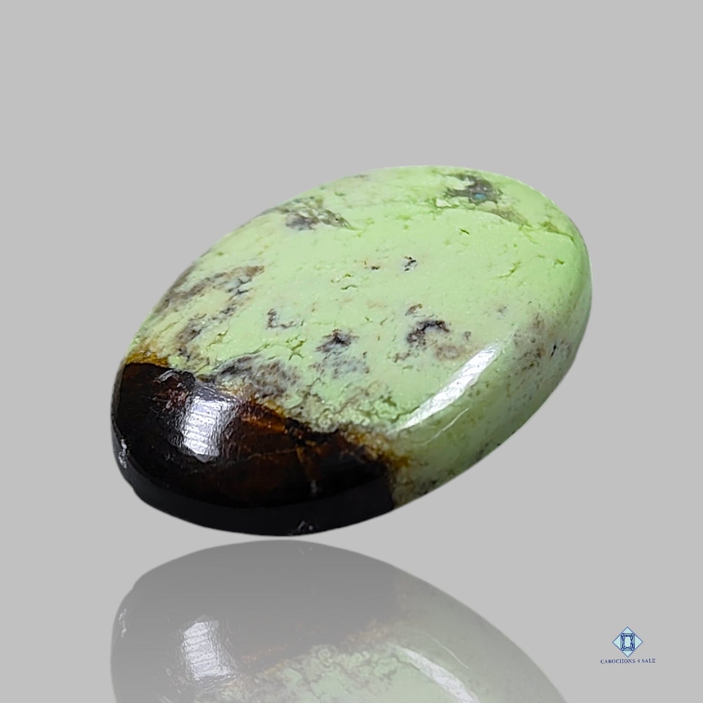 Citron Chrysoprase Oval Cabochons