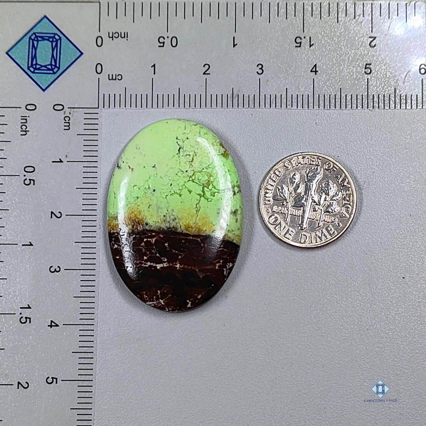 Citron Chrysoprase Oval Cabochons