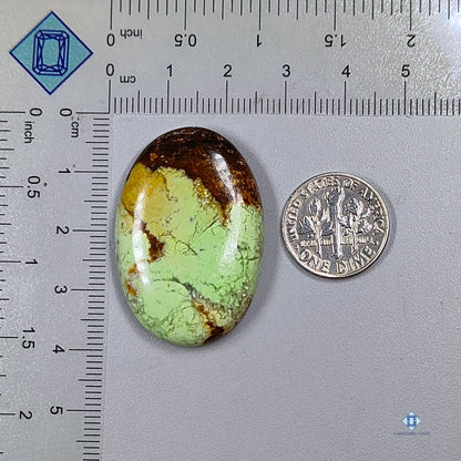 Citron Chrysoprase Oval Cabochons