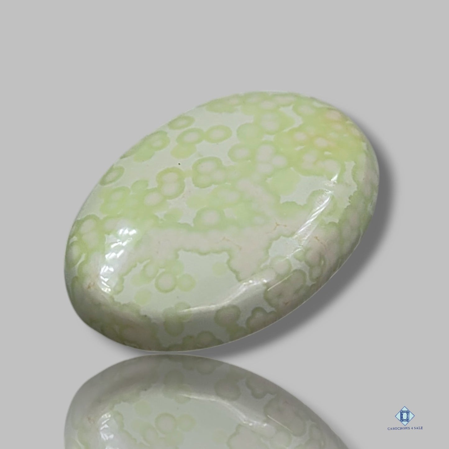 Citron Chrysoprase Oval Cabochons