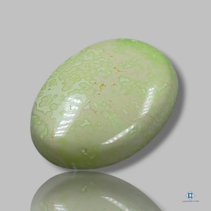 Citron Chrysoprase Oval Cabochons