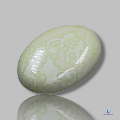 Citron Chrysoprase Oval Cabochons