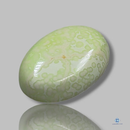 Citron Chrysoprase Oval Cabochons