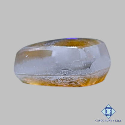 Coated Lebradorite + Crystal Quartz Doublet Gemstone  Fancy Doublets 14*11*5mm available for sale