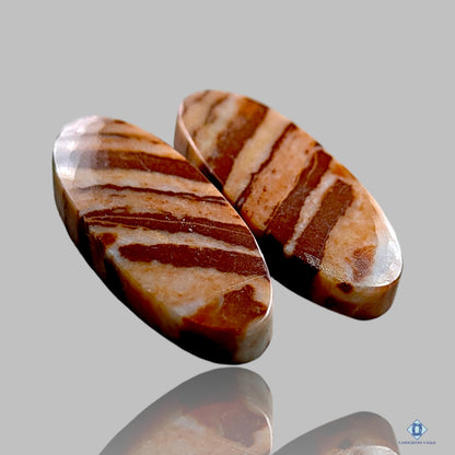 Coconut Jasper Oval Pairs