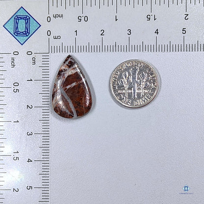 Coconut Jasper Pear Cabochons