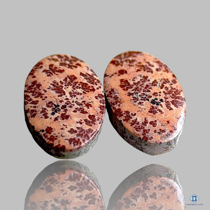 Coffee Bean Jasper Oval Pairs