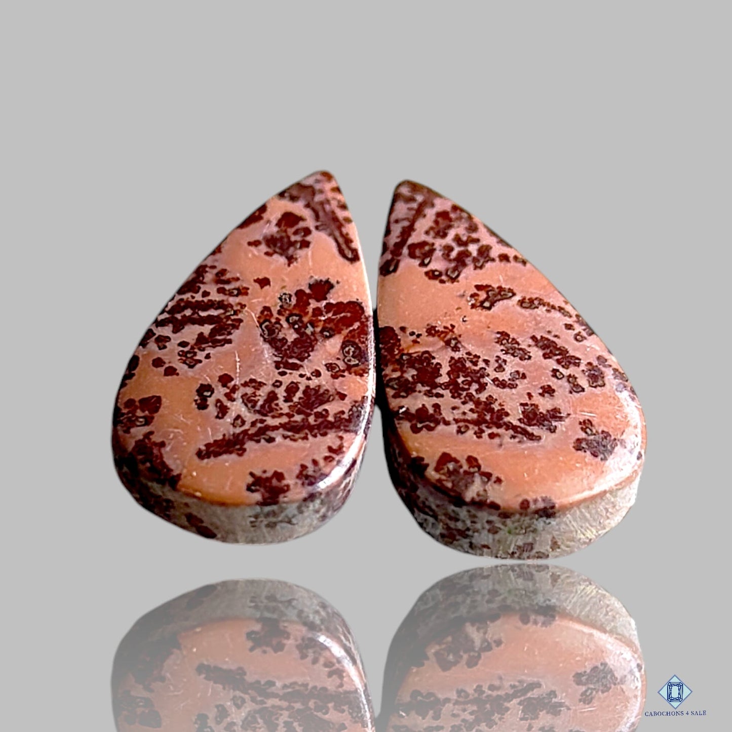 Coffee Bean Jasper Pear Pairs