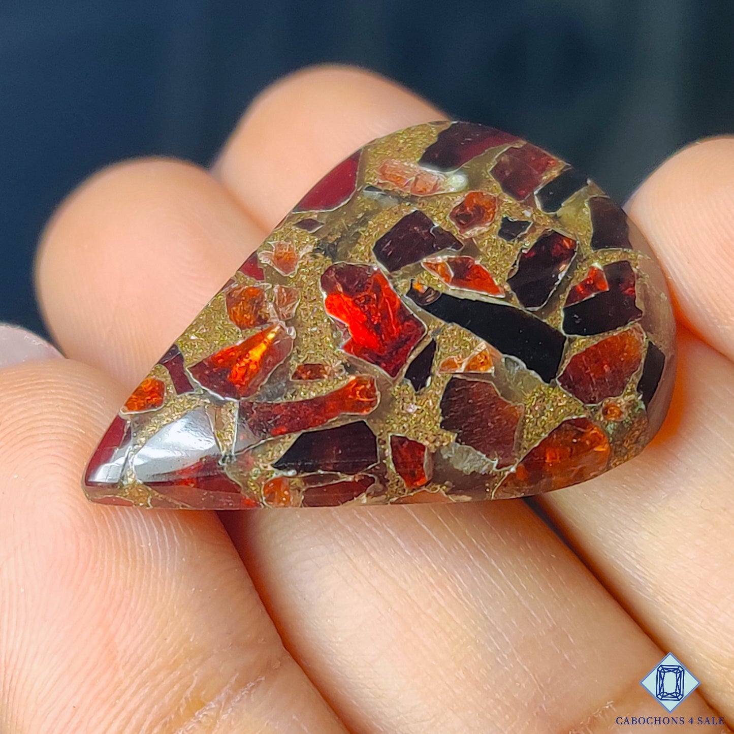 Composite Manmade Garnet
