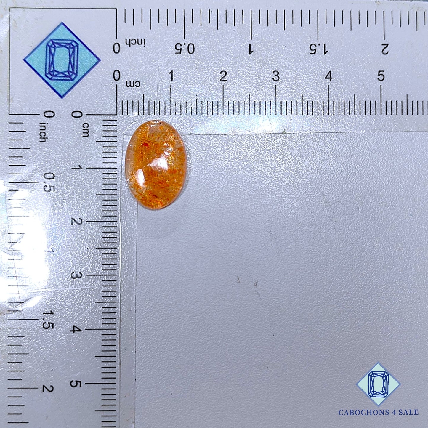 Natural Confetti Sunstone Gemstone  Oval Cabochons 16*11*4mm available for sale