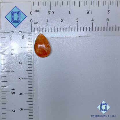 Confetti Sunstone Pear Cabochons