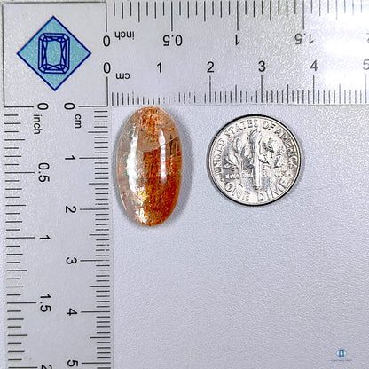 Confetti Sunstone Oval Cabochons