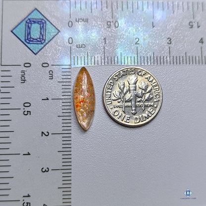 Confetti Sunstone Marquise Cabochons