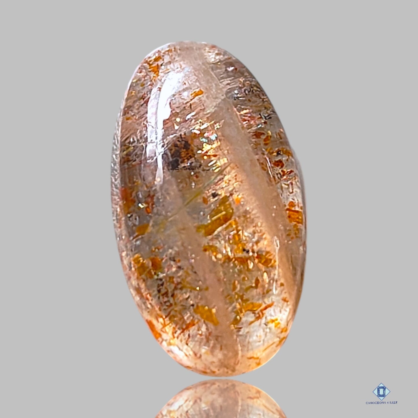 Confetti Sunstone Oval Cabochons