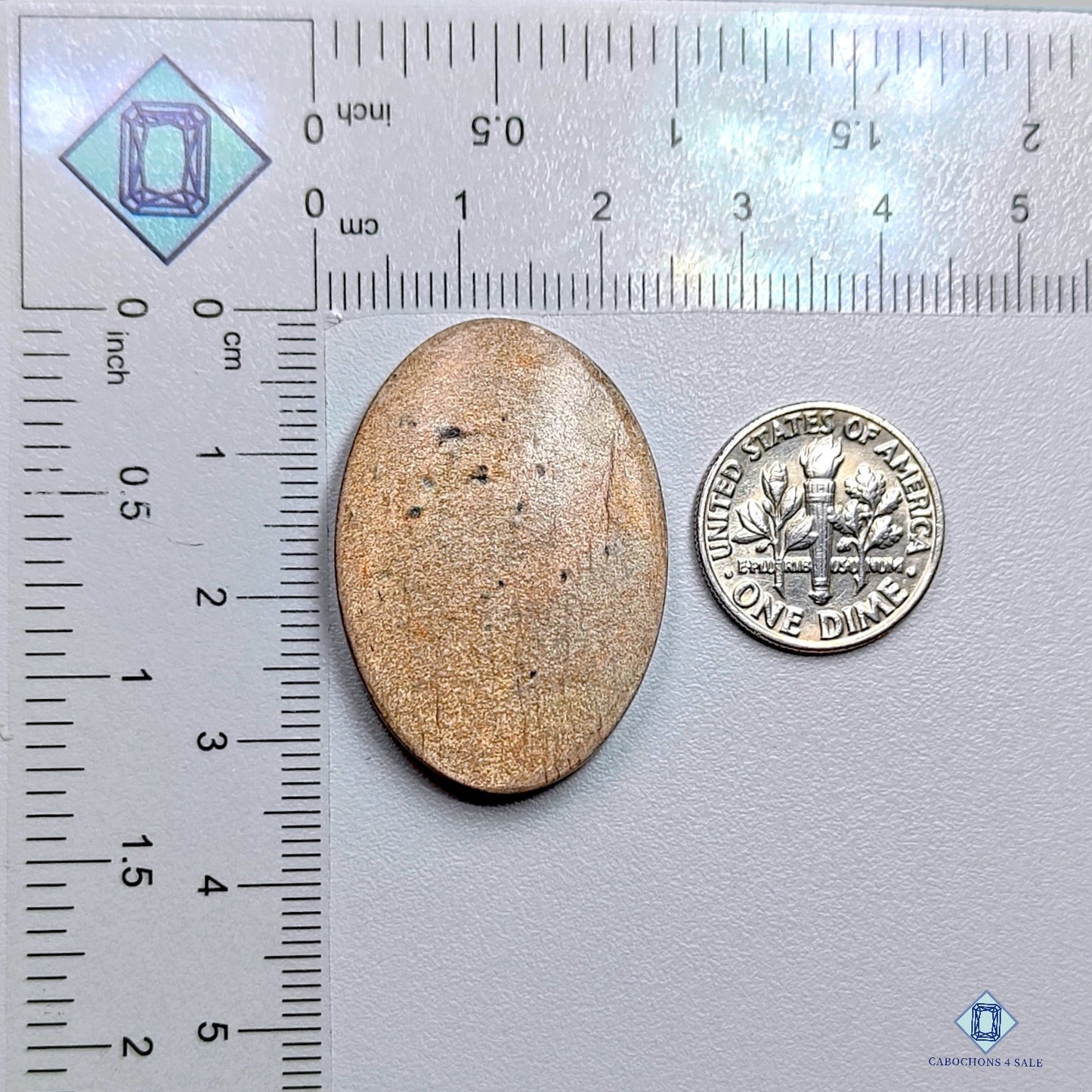 Copper Mica Oval Cabochons