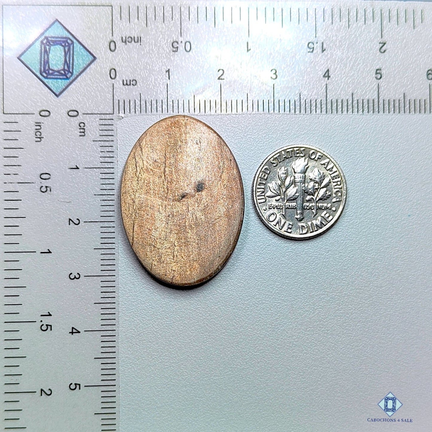 Copper Mica Oval Cabochons