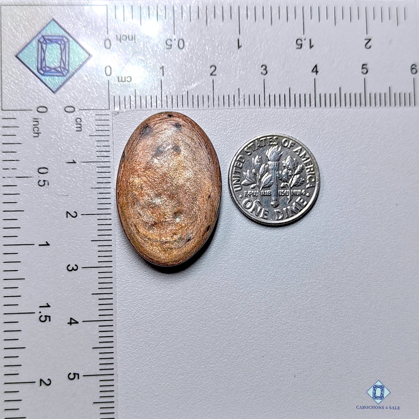 Copper Mica Oval Cabochons