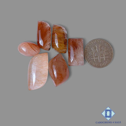 Copper Rutile Quartz Mix Shape Lots
