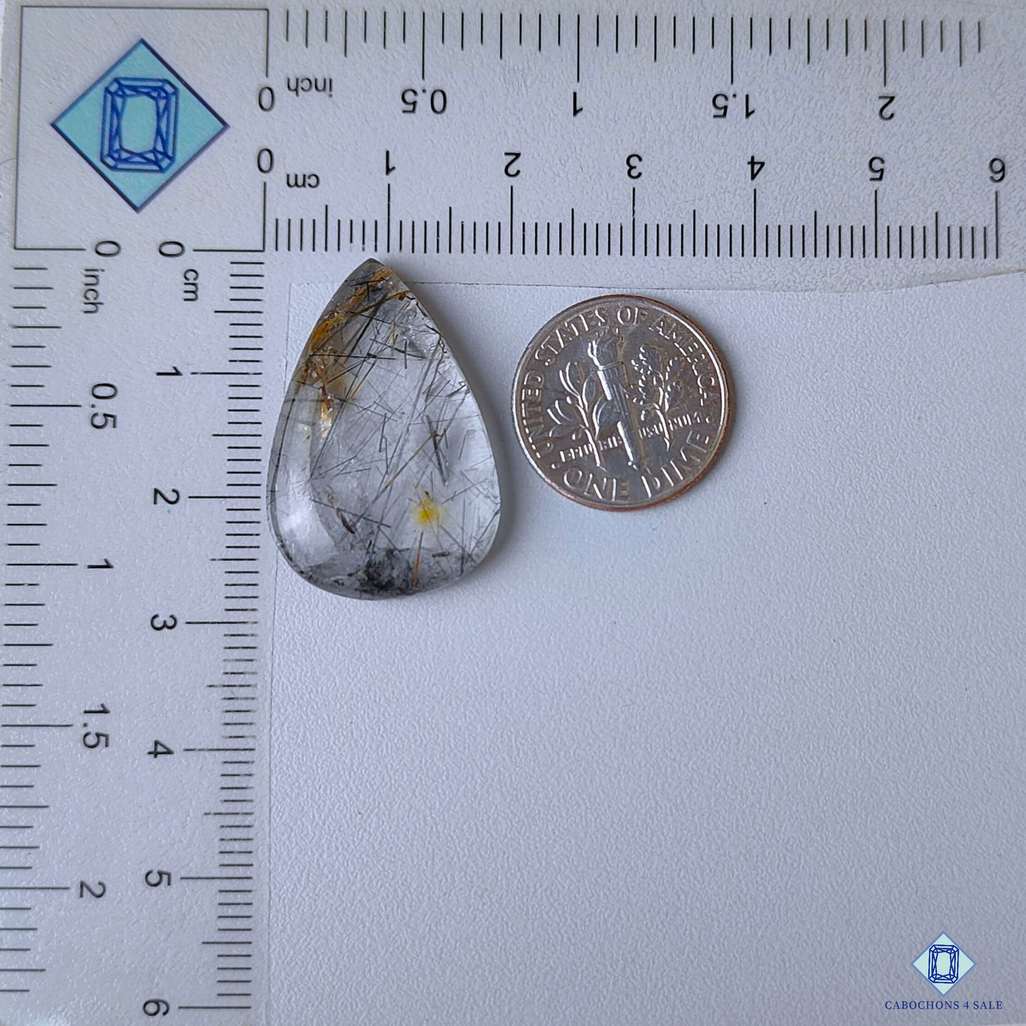 Copper with Black Rutile Quartz