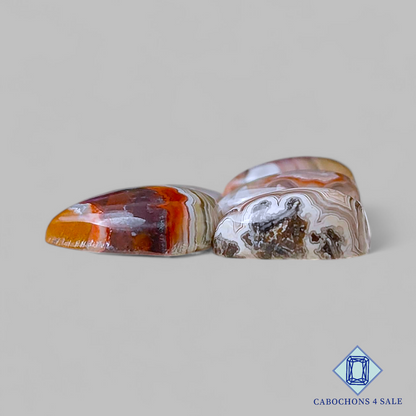 Natural Crazy Lace Agate Pear Lots