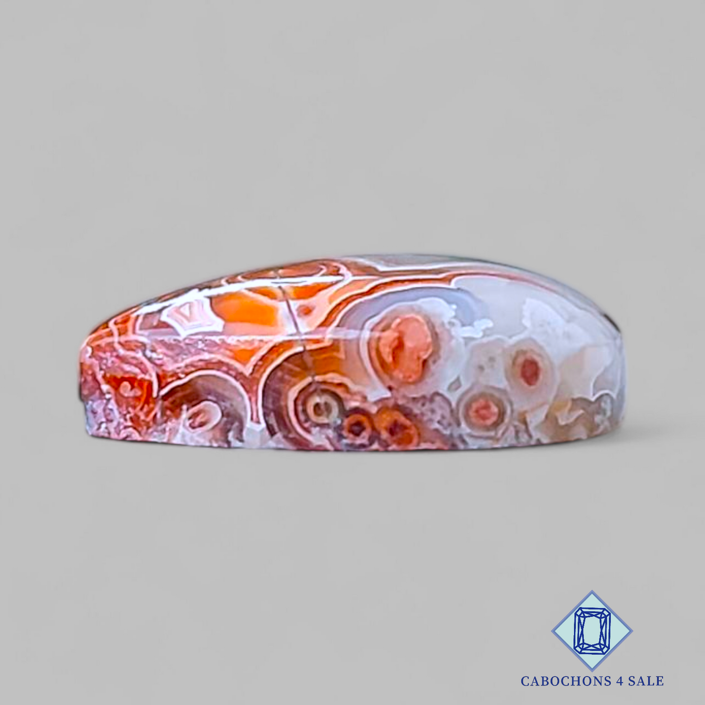 Crazy Lace Agate Pear Cabochons