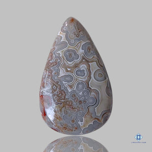Crazy Lace Agate Pear Cabochons