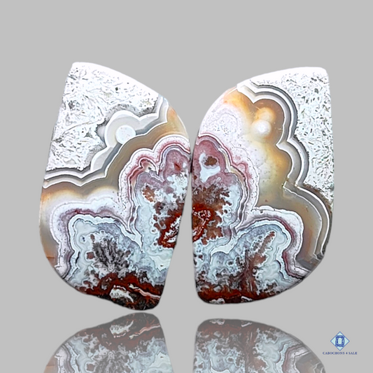 Crazy Lace Agate-c4sw1553-Fancy-white-Pairs