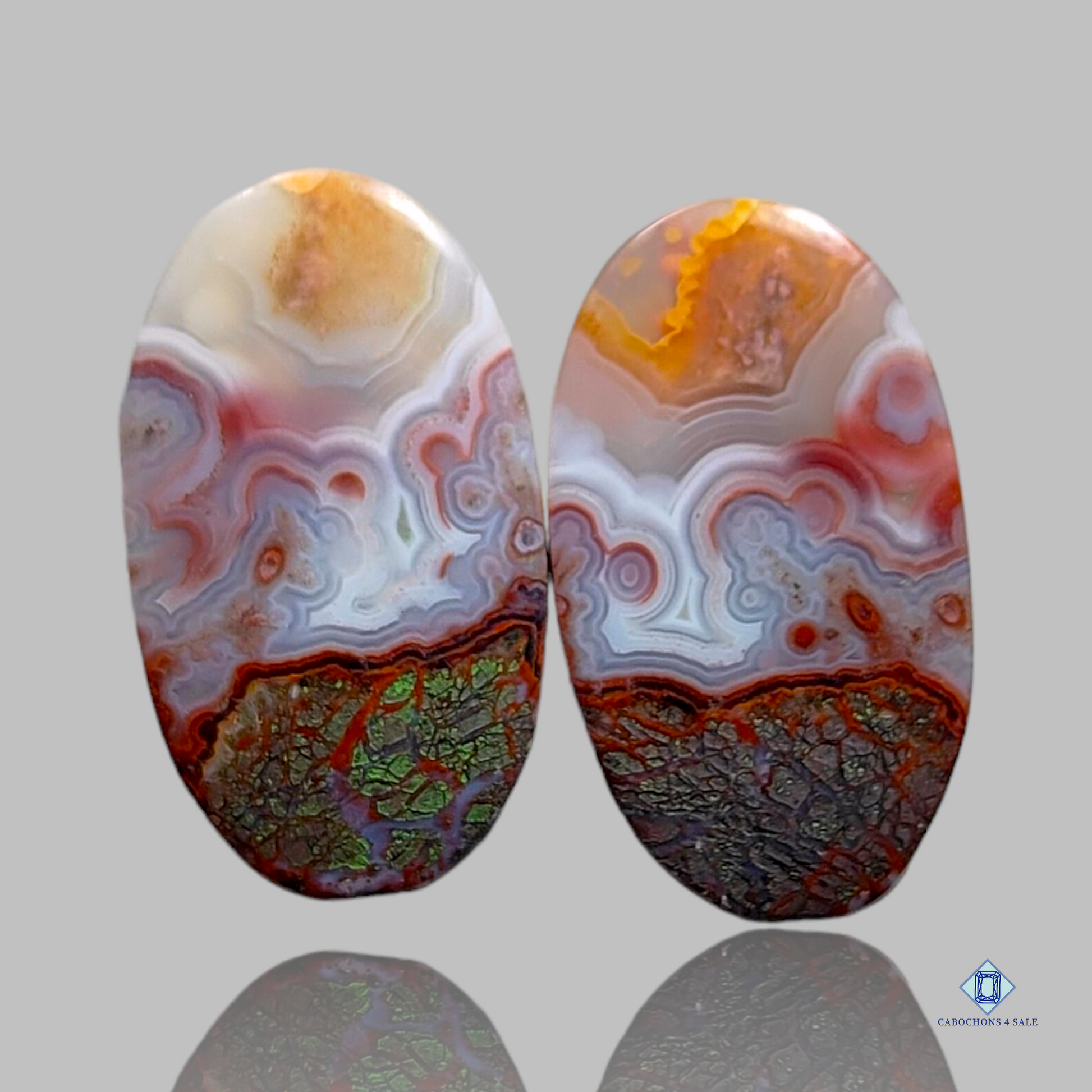 Crazy Lace Agate-c4sw1562-oval-Red-Pairs