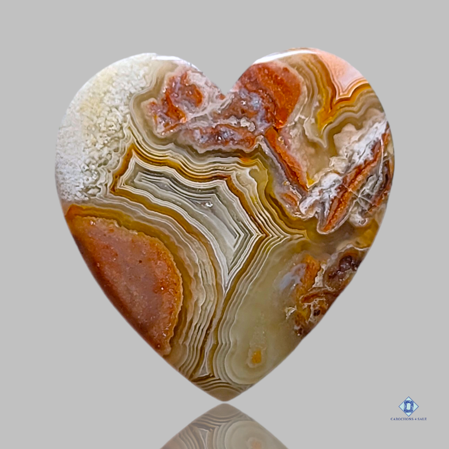 Crazy Lace Agate-c4sw1612-Heart-Red-Cabochons