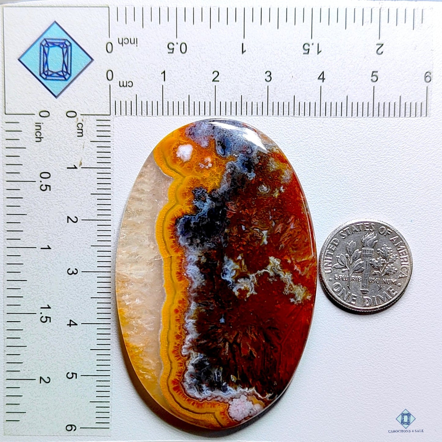 Crazy Lace Agate Oval Cabochons