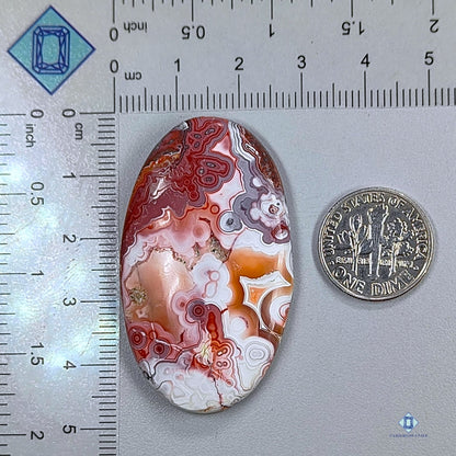 Crazy Lace Agate Oval Cabochons