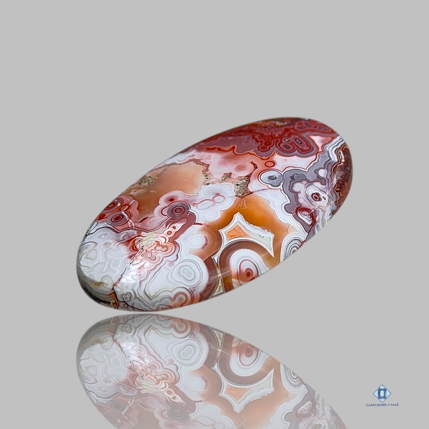 Crazy Lace Agate Oval Cabochons