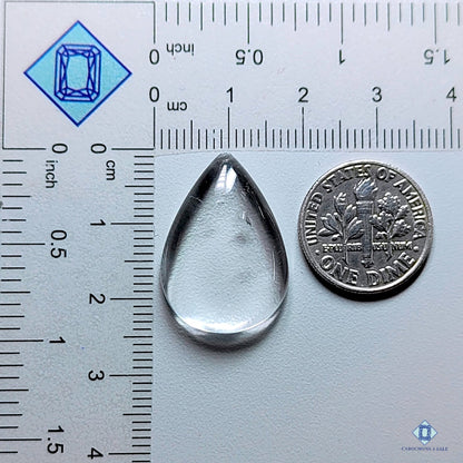 Crystal Quartz Pear Cabochons